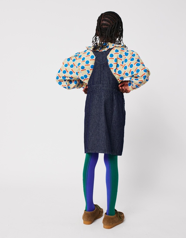 Bobo Choses - Tic Tac Toe Denim Dress - Kids-Teens