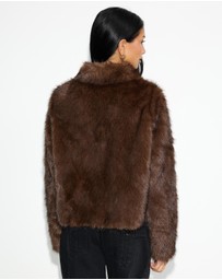 Dazie - Valeria Faux Fur Coat