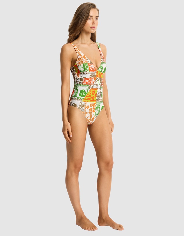 Sea Level Australia - Tavana Scoop Back Panel Line One Piece