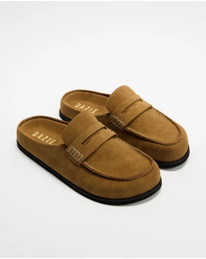 Dazie - Stacey Backless Loafers