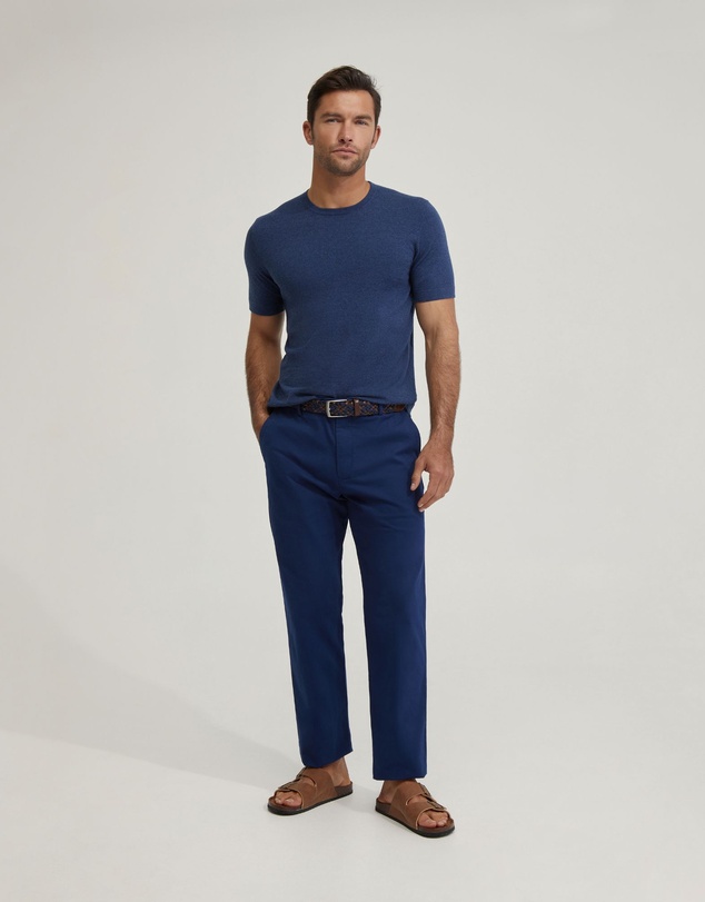 Oxford - Theodore Crew Neck Knitted T-Shirt