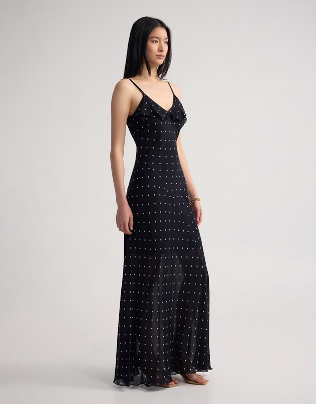 Oxford - Georgia Georgette Polka Dot Dress
