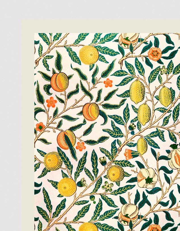 Inka Arthouse - Fruit Pattern by William Morris Art Print