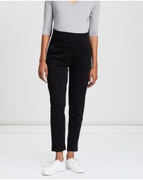 Angel Maternity - Maternity Soft Ponti Relax Fit Full Length Pants