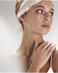 Luna Rae - Solid Gold - Air Element Diamond Hoops