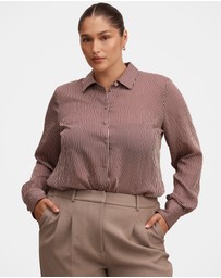 Forever New Curve - Solara Curve Striped Shirt