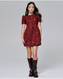 Bardot Junior - Evianna Boucle Mini Dress - Kids-Teens