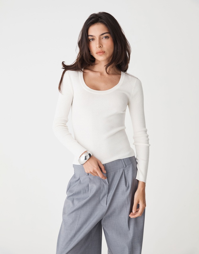 Forcast - Samira Scoop Neck Knit
