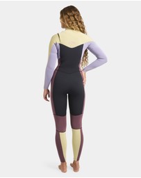 Billabong - Womens 3/2mm Synergy Natural Chest Zip Steamer Wetsuit