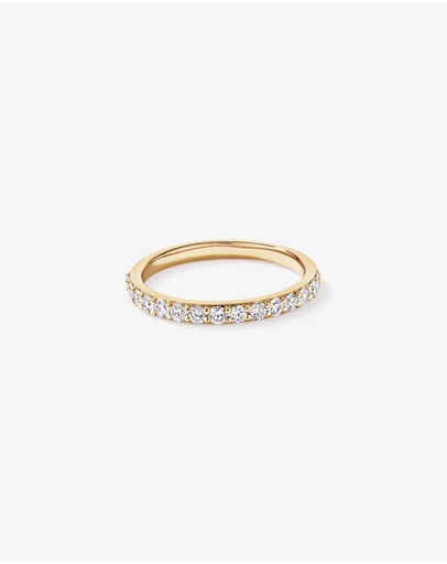 Michael Hill - 0.50TW Round Brilliant Laboratory-Grown Diamond Wedding Band in 14kt Yellow Gold