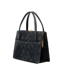 Pre-Loved by Azura Reborn - Pre-Loved Quilted Suede Handbag