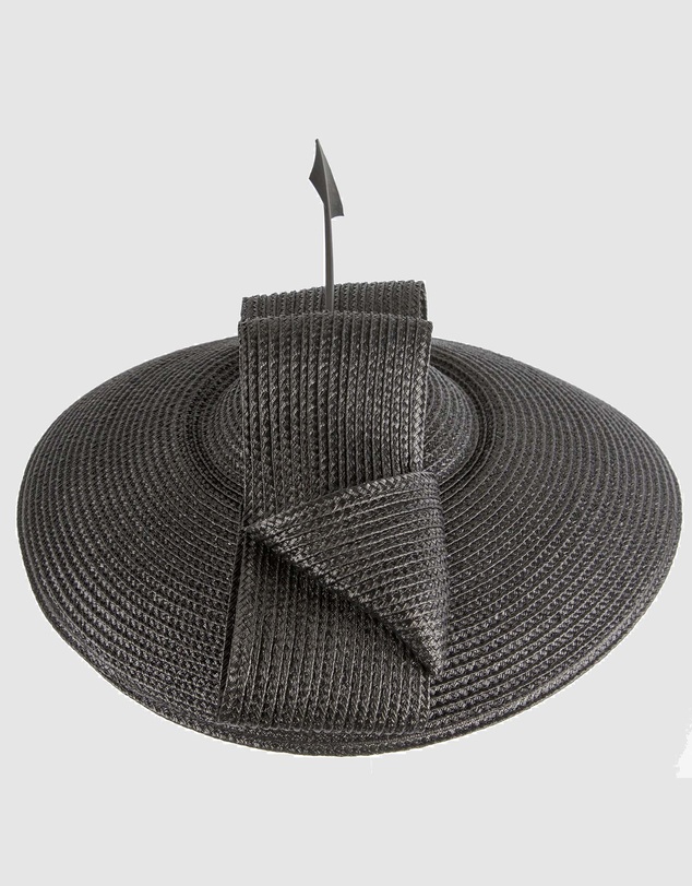 Max Alexander - Saucer Black Racing Fascinator Hat