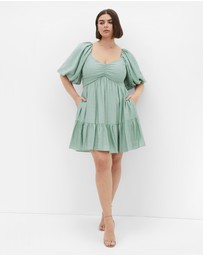 City Chic - Mindy Babydoll Mini Dress