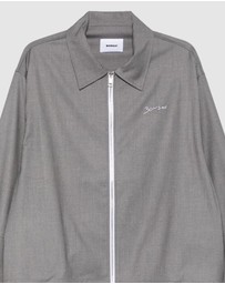 Bonsai - Oversize Fit Embroidery Logo Zip Shirt