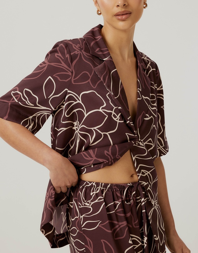 Calli - Sam Satin Shirt
