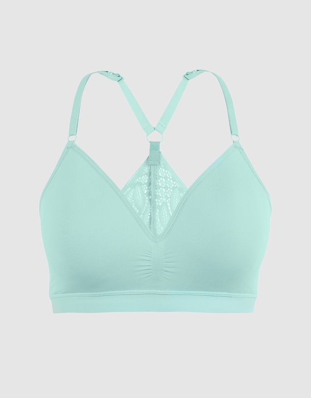 Billet Doux - Zen Light Dentelle Longline Racerback Padded Wirefree Bralette
