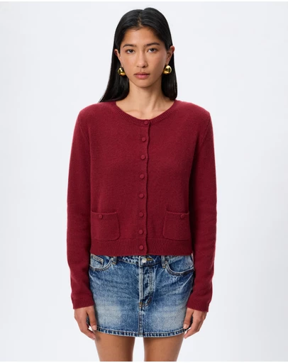 Reformation - Clara Cashmere Crew Cardigan