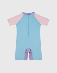 Aqua Blu Kids - Stepping Stones Short Sleeve Sunsuit