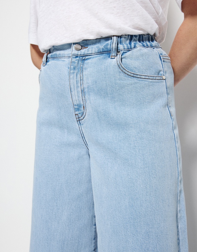 Commonry - Elasticated Wide Leg Jean