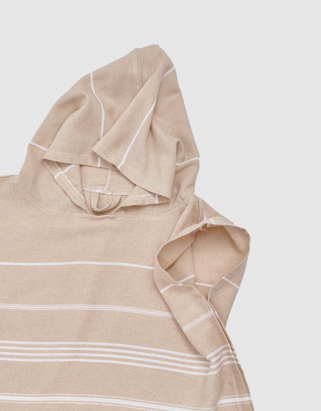 Tolu Australia - Beige Kids Hooded Beach Towel