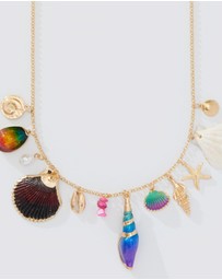 8 Other Reasons - Shell Charm Necklace
