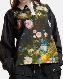 Cynthia Rowley - Printed Cotton Rugby Shirt