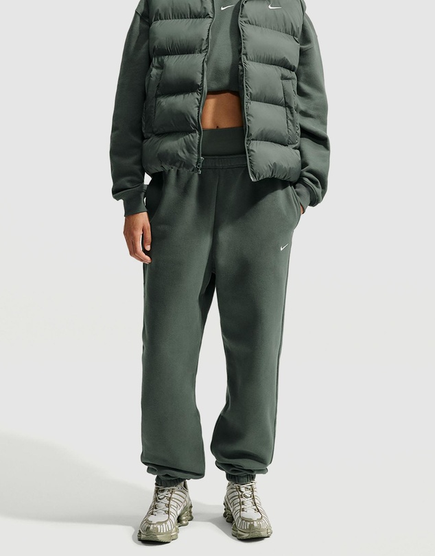 Nike - Studio Fleece Medium Weight High-Rise Oversized Cuffed Pants