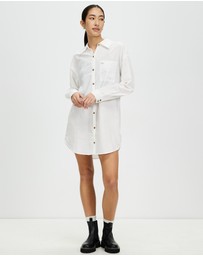 Brixton - Vintage Linen LS Shirtdress