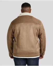 Johnny Bigg - Val Sherpa Suede Jacket