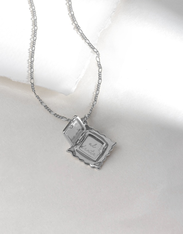 Wanderlust + Co - Ravioli Silver Necklace