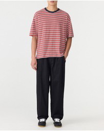 Bassike - Stripe Boxy T-Shirt