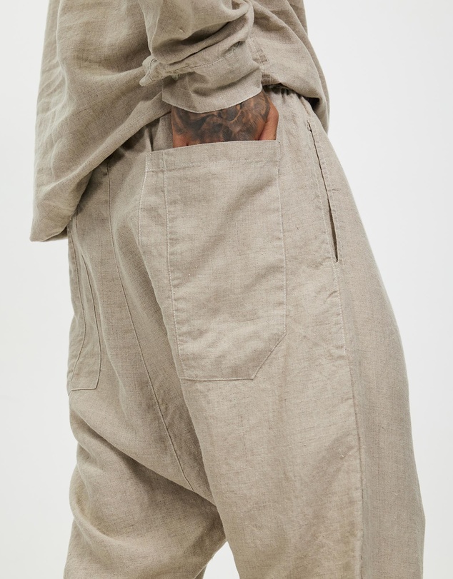 Surrounded By Ghosts - The Gismondine Linen Drawstring Pants