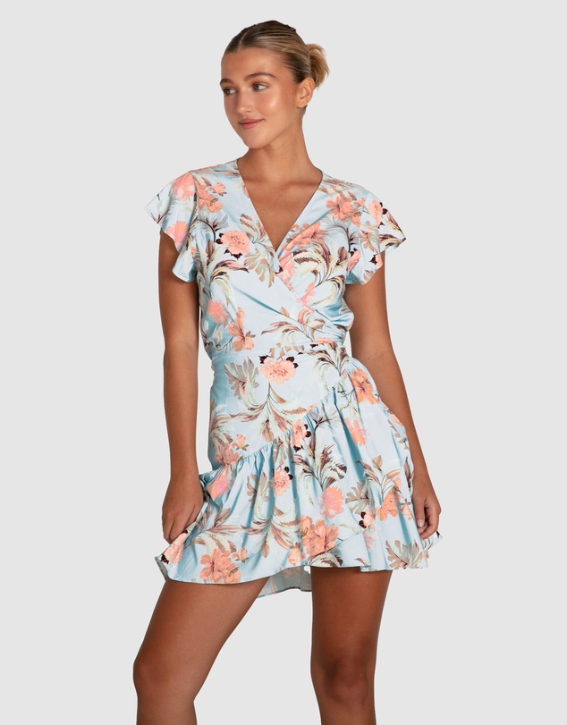 Belle & Bloom - Love Shack Mini Wrap Dress