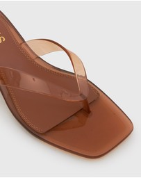 Betts - Tyla Jelly Kitten Heel Thong Sandals