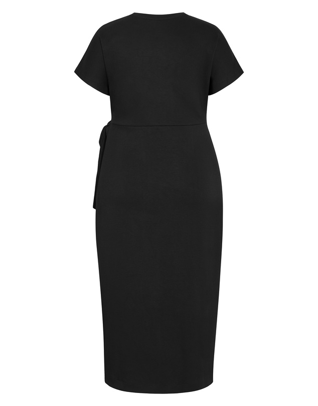City Chic - Mae Side Tie Midi Dress