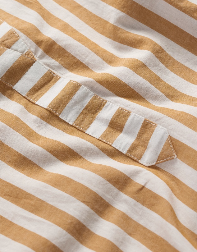 Seasalt - Seasalt Cornwall Yellow Eyebright Longline Striped Shirt