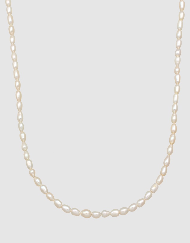 Kuzzoi - ICONIC EXCLUSIVE - Shell Pearl Necklace with Sterling Silver Closure