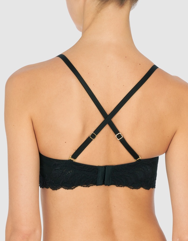 Natori - Feathers Convertible-to-Strapless Plunge Bra with Lace