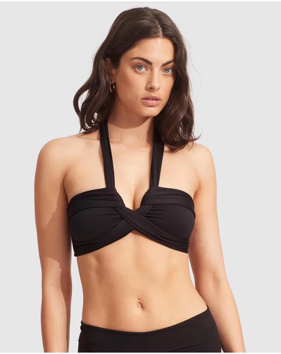 Seafolly - Halter Bandeau Bikini Top