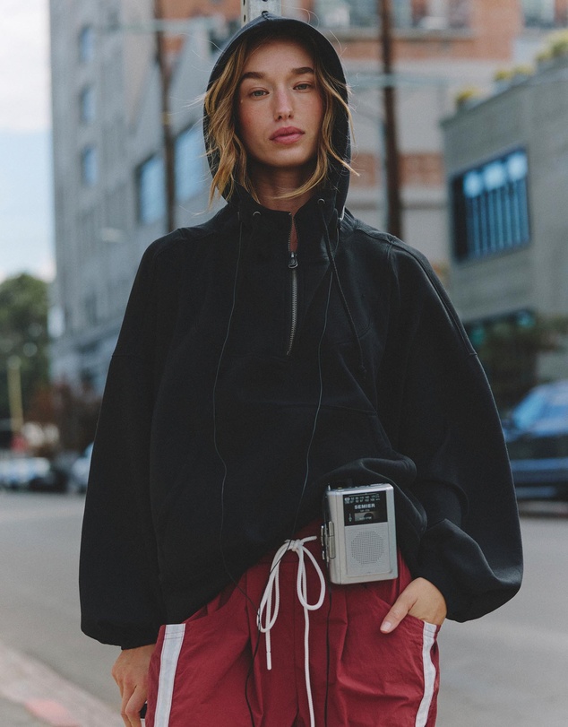 FP Movement by Free People - On a Cloud Half Zip Hoodie