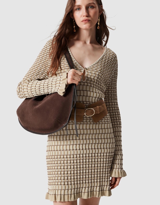 & Other Stories - Knitted Long-Sleeve Mini Dress