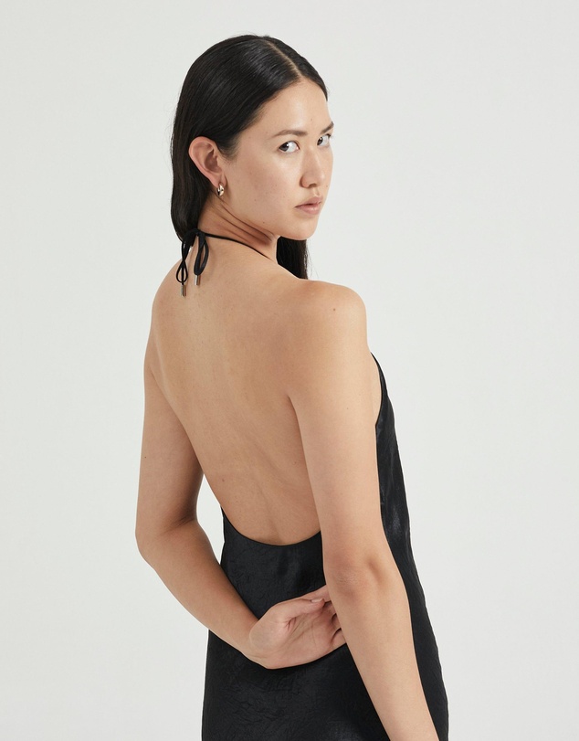 Third Form - Crush Bias Halter Dress