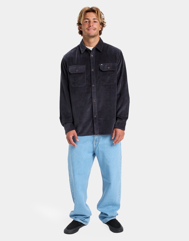 Quiksilver - Mens Venturo Cord Long Sleeve Shirt