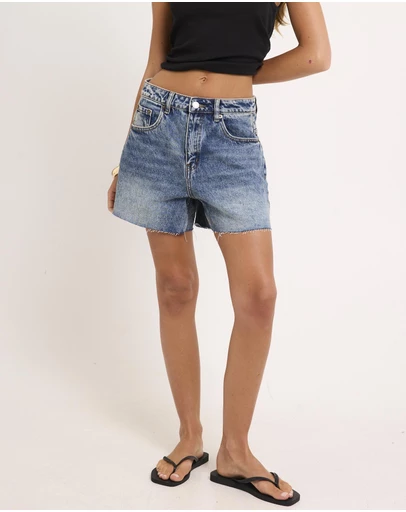 Insight - Aggie A-Line Denim Shorts