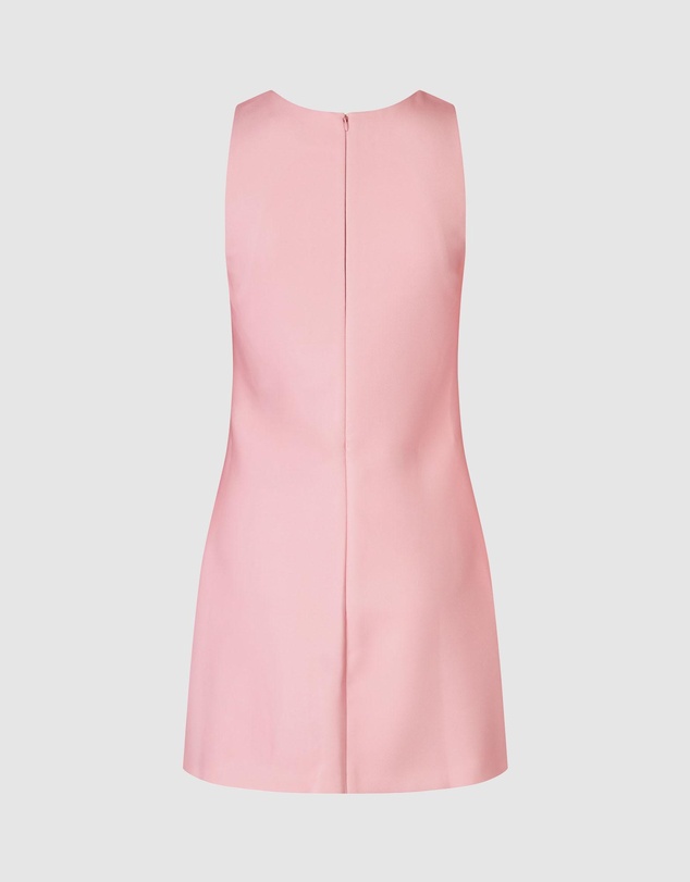 Stine Goya - Heavy Bonded Crepe Garter Mini Dress