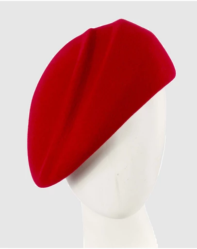Max Alexander - Winter Red Felt Designer Hat