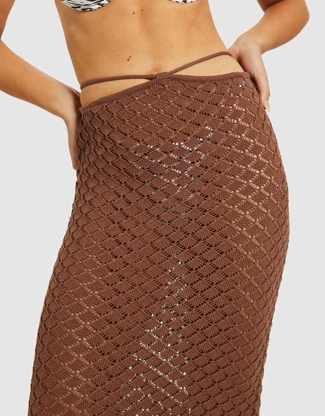 Subtitled - Miley Crochet Midi Skirt
