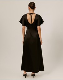 Tussah - Genevieve Satin Midi Dress