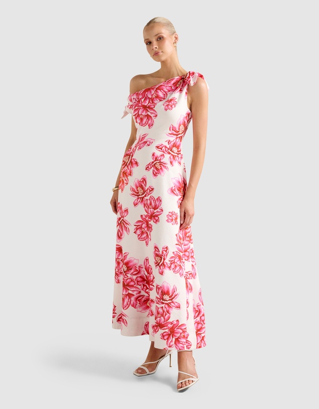 Forever New - Vinetta Asymmetric Bow Midi Dress