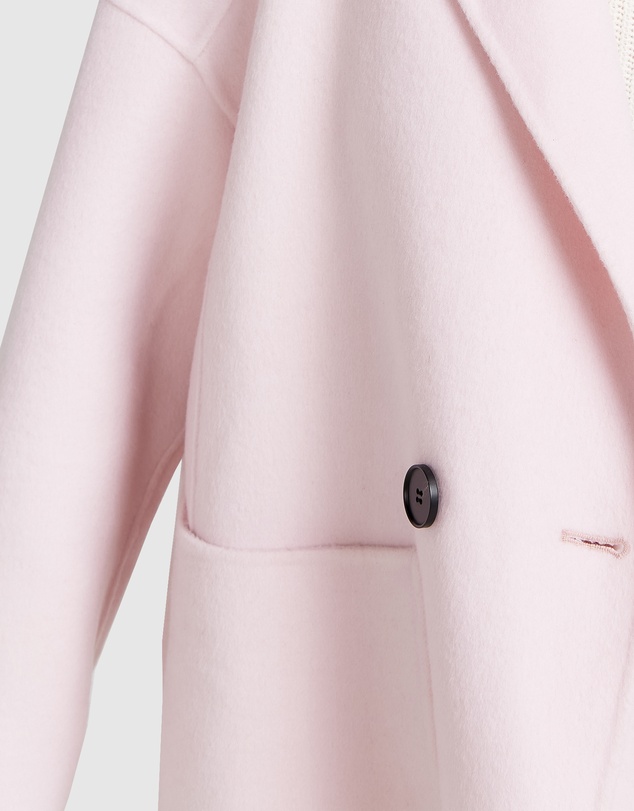 Belle & Bloom - Publisher Double-Breasted Wool Blend Coat